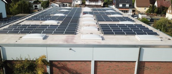 Solaranlage auf Sporthalle Otterbach
