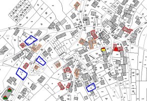 Ein Bebauungsplan als Beispielbild für den Leerstand