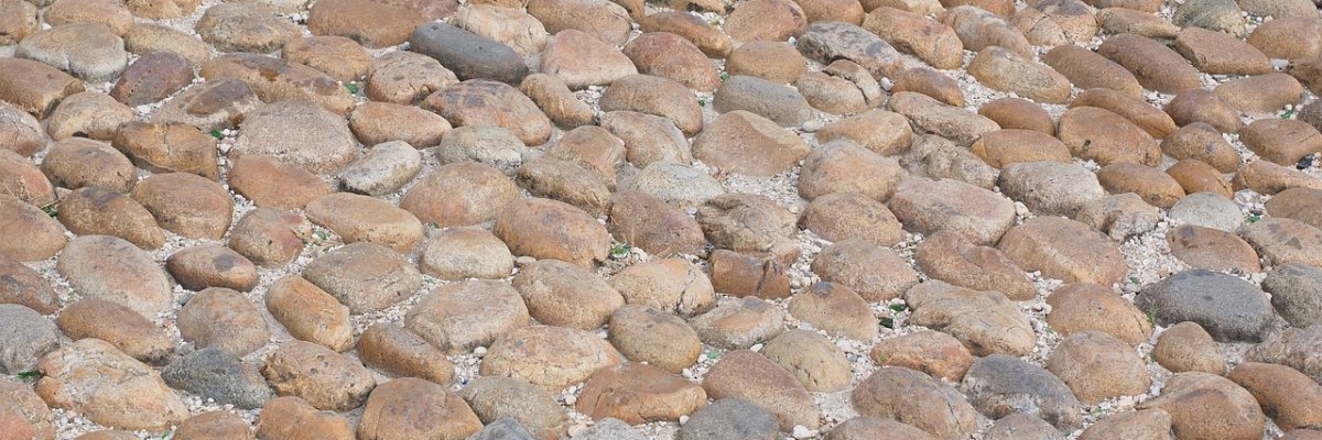 Bild eines Kopfsteinpflasters